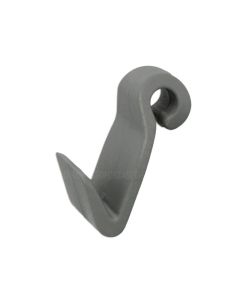 Gancio in plastica per telo gommoni occhiello aperto 