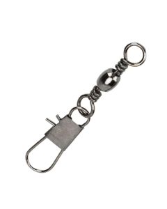 Girelle con moschettone tondo nichelata