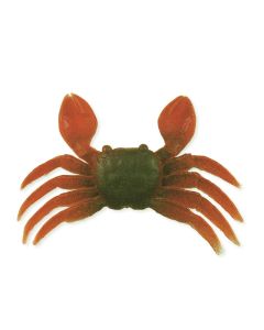 Granchio in gomma per la pesca Orange Black Medium