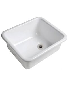 Lavello rettangolare in plexiglass bianco cm 330x280