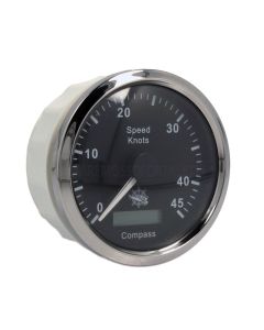 Spidometro Contamiglia con GPS e bussola NERO