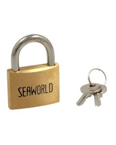 Lucchetto marino in bronzo con arco inox