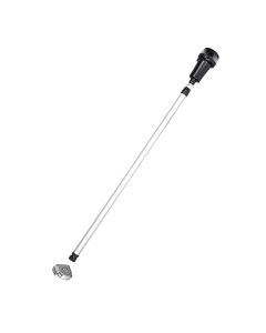 Luce di Via a pile Bianca 360° su asta telescopica