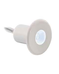 Luce Led di cortesia in ABS Bianco da incasso Ø mm 28