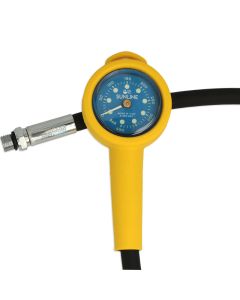 Manometro subacqueo Sunline Vale DOT Ø 50mm Giallo-Blu 400bar
