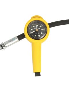 Manometro subacqueo Sunline Vale DOT Ø 50mm Giallo-Nero 400bar