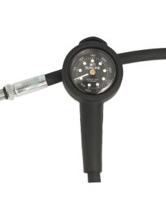 Manometro subacqueo Sunline Vale DOT Ø 50mm Nero-Nero 400bar