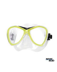 Maschera Seac Sub Capri trasparente - gialla