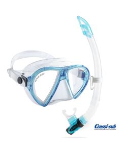 Maschera Cressi Sub Ocean Clear con aeratore Gamma con valvola