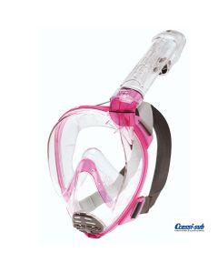 Maschera Full Mask Cressi Sub Baron Trasp/Rosa XS per Ragazzi