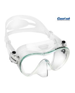 Maschera subacquea Cressi Sub F1 in silicone trasparente