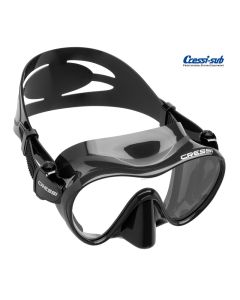 Maschera subacquea Cressi Sub F1 in silicone nera