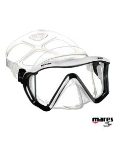 Maschera sub Mares I3 in Liquidskin Trasparente / White