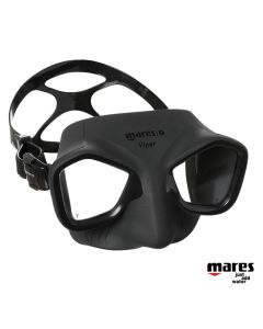 Maschera Mares Viper nera ideale per l'apnea e la pesca sub