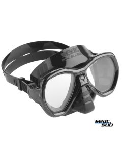 Maschera Seac Sub Elba Nero-Nero in silicone