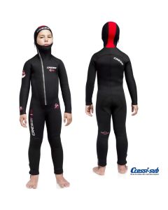 Muta per Bambini Cressi sub Diver 5 mm con cerniera