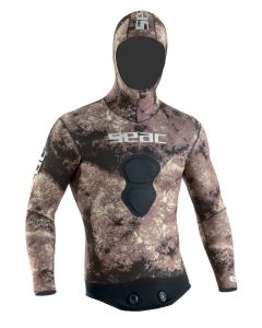 Giacca Seac Sub Gannet Brown neoprene 7mm Open Cell