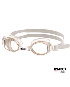 Occhiali per nuoto Mares Rocket in silicone trasparente