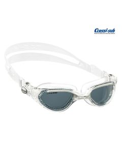 Occhialini nuoto Cressi Sub Flash silicone Trasparente Fumè