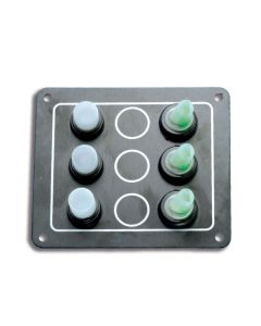 Pannello elettrico 3 interruttori mm 100x90 IP64