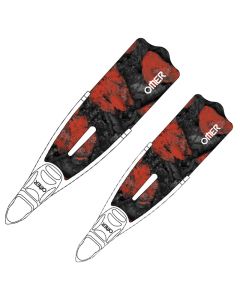 Adesivi per pinne Omer Blade Cover Red Stone