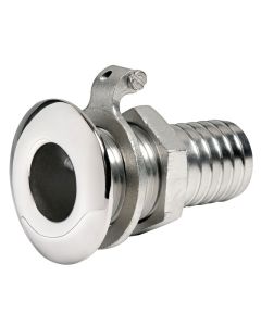 Scarico a mare Inox 316 con portagomma