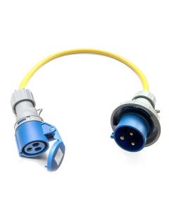 Adattatore per presa banchina da presa 16A a spina 32 A