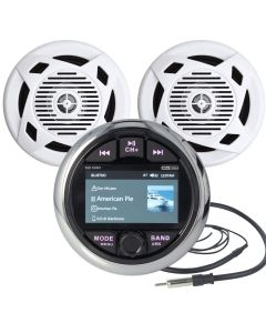 Radio nautica Marine tech MS-50RV con casse e antenna