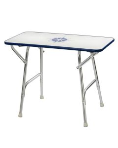 Tavolo Per Barca Pieghevole in Alluminio cm 80x40 Altezza cm 61
