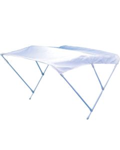 Tendalino barca tre archi in alluminio Bianco con Telo Bianco