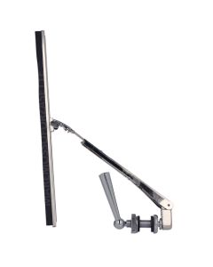 Tergicristallo Manuale in Ottone Cromato e Inox per Barche