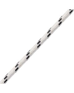 Treccia in poliestere bianca con spia