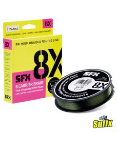 Trecciato Sufix Green SFX 8X da Ø mm 0,104 a Ø mm 0,235