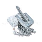 Ancora Hall 6 kg completa con cima e catena 44 metri