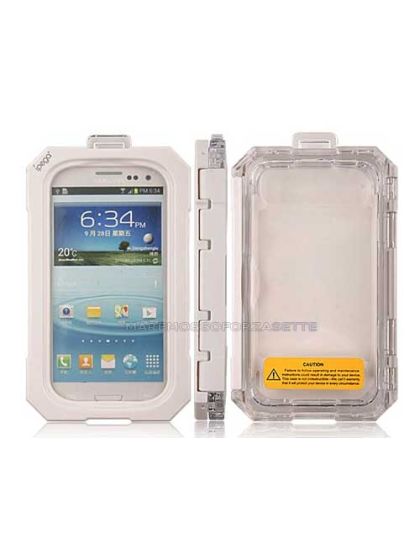 CUSTODIA CASE IMPERMIABILE IPEGA PER IPHONE 5/5S BIANCO