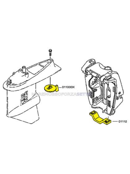 Anodi per fuoribordo Yamaha 150-200 hp