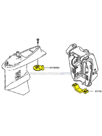 Anodi per fuoribordo Yamaha 150-200 hp CR