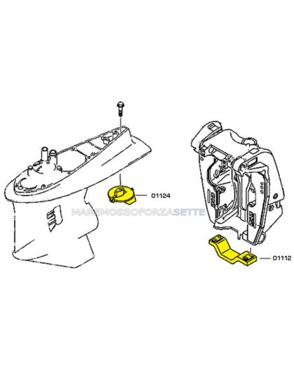 Anodi per fuoribordo Yamaha 200-250 hp