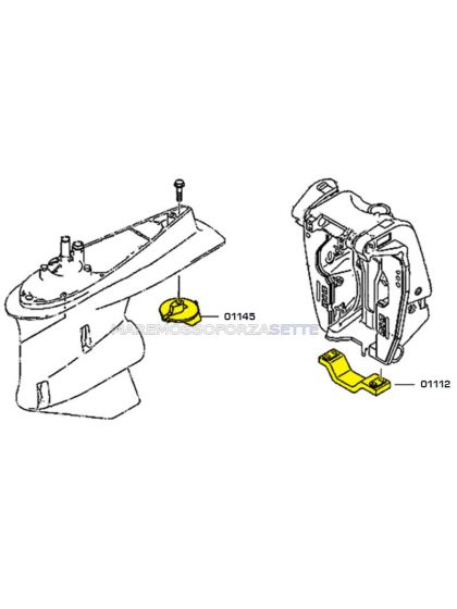Anodi per fuoribordo Yamaha 200-300 hp