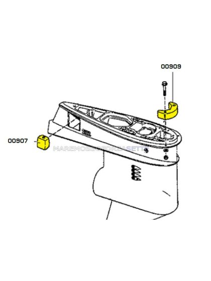Anodi per fuoribordo Omc Johnson Evinrude 50-75