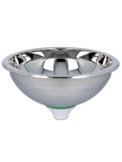 Lavello cucina inox semisferico 290mm