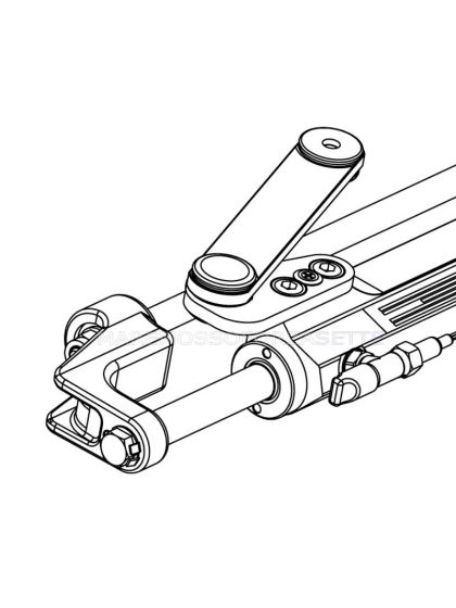 Cilindro Timoneria Idraulica Ultraflex UC128-OBF/1 Per Fuoribordo 43231N