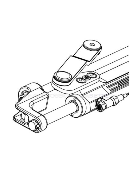 Cilindro Timoneria Idraulica Ultraflex UC128-OBF/2 Per Fuoribordo 43232R