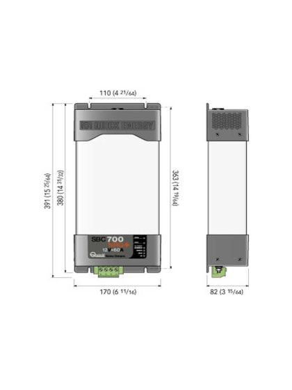 CaricaBatterie Barca Quick SBC700NRG+ 12V 60A Con Controllo Remoto