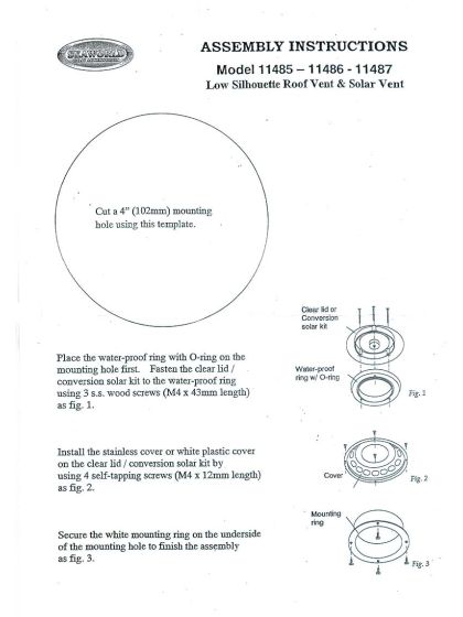 Areatore inox completo di motore solare