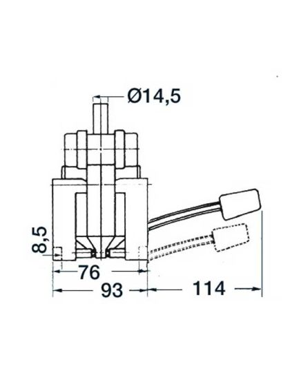 Pompa a pedale per lavello barca camper