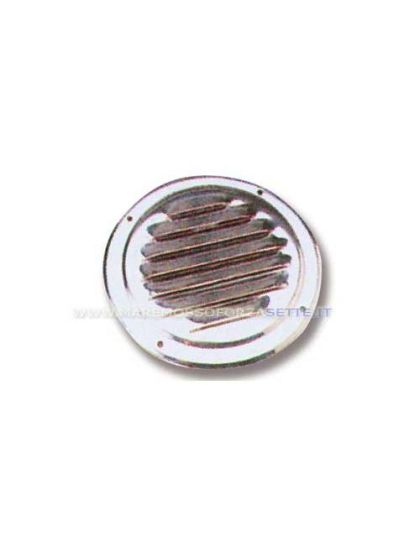 Griglia tonda di areazione in acciaio inox