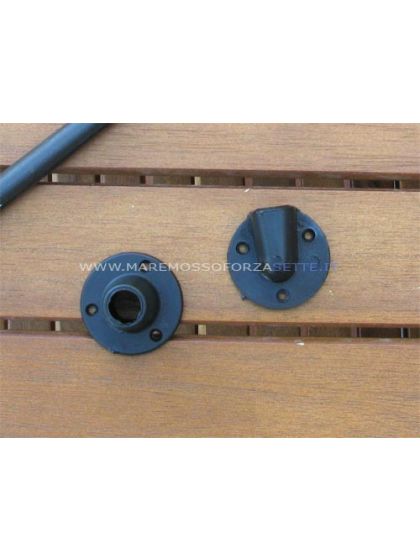 Asta per bandiera in plastica con basi 39cm