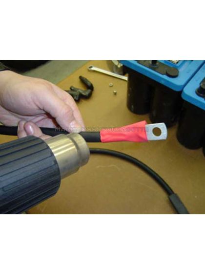 Guaina tubolare termo restringente per isolare i contatti