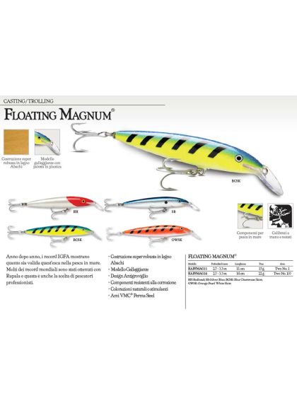 Artificiale Rapala Floating Magnum